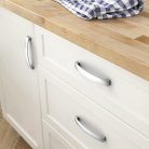 FURNIWARE 5 darabos bútorfogantyú 160 mm furattáv, króm - outlet termék