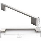 FURNIWARE 5 darabos bútorfogantyú készlet 160mm, nikkel - outlet termék