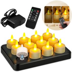   Rikiss újratölthető LED teamécses távirányítóval - outlet termék