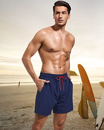 Domee férfi úszónadrág 2 az 1-ben kompressziós béléssel, cipzáras zsebekkel 2XL- outlet termék