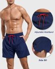 Domee férfi úszónadrág 2 az 1-ben kompressziós béléssel, cipzáras zsebekkel 2XL- outlet termék