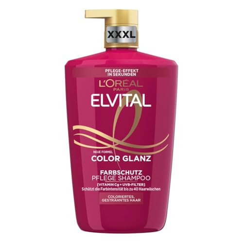 L'Oréal Paris Elvital XXL színvédő sampon festett hajra, pünkösdi rózsa kivonattal - outlet termék