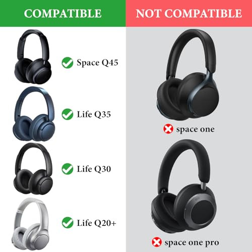 Geekria Shield fejhallgató tok Soundcore kompatibilis Space Q45, Life Q20+, Life Q35 - outlet termék