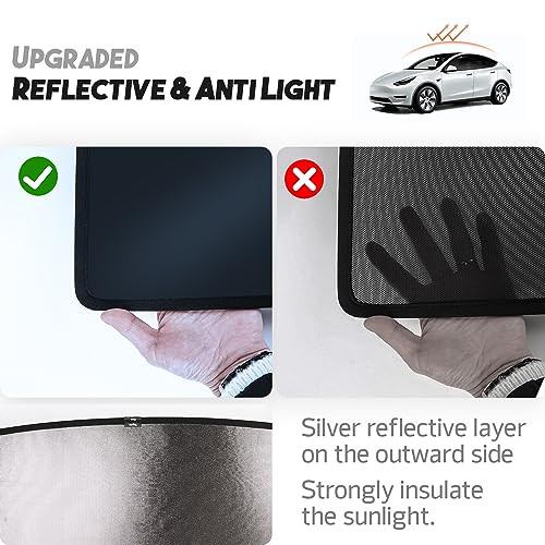 ThinsGo Tesla Model Y napellenző UV-védelem, ezüst - outlet termék