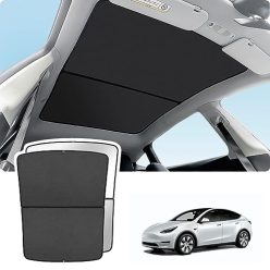   ThinsGo Tesla Model Y napellenző UV-védelem, ezüst - outlet termék