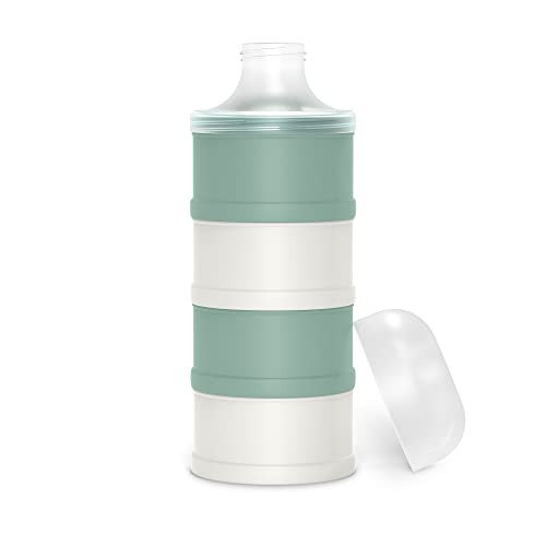 Suavinex, tápszer adagoló baba, 4 rekeszes, csavaros zár, adagoló rész - outlet termék