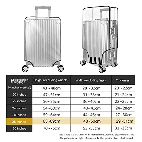 Bőrönd huzat, fehér, 28 hüvelyk, 1 darabos - outlet termék