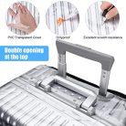 Bőrönd huzat, fehér, 28 hüvelyk, 1 darabos - outlet termék