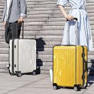 Bőrönd huzat, fehér, 28 hüvelyk, 1 darabos - outlet termék