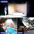 Work Light 2500LM LED munkalámpa 5200mAh, újratölthető, mágneses, akasztós, vezeték - outlet termék