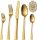 Bestdin 60 darabos evőeszközkészlet matt arany, 12 személyes - outlet termék
