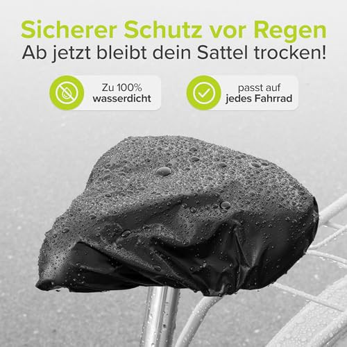 VELMIA vízálló kerékpárnyereg-védő, 2 darabos - outlet termék