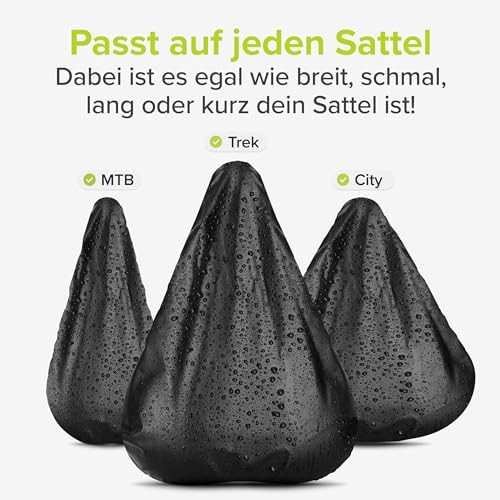 VELMIA vízálló kerékpárnyereg-védő, 2 darabos - outlet termék