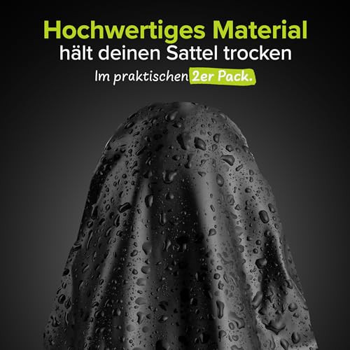 VELMIA vízálló kerékpárnyereg-védő, 2 darabos - outlet termék