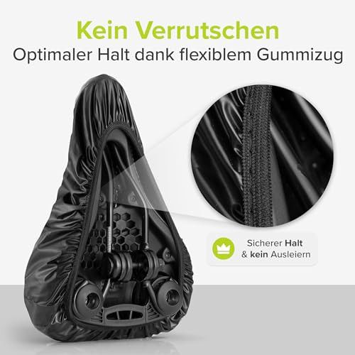 VELMIA vízálló kerékpárnyereg-védő 2 darabos - outlet termék