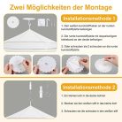 Szúnyogháló, egyszemélyes és kétszemélyes ágyhoz, nagy kupolás függő ágyháló - outlet termék