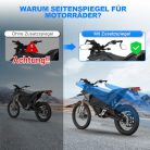 SUPAREE motorkerékpár tükör univerzális bal és jobb - outlet termék
