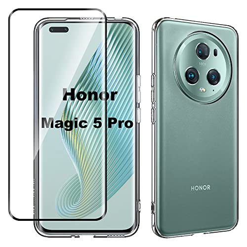 Effcotuo Honor Magic 5 Pro tok, edzett üveg kijelzővédő, ultravékony átlátszó - outlet termék