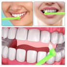 Ouligay 4 darabos fogkefe készlet zöld, kék, narancs, rózsaszín - outlet termék