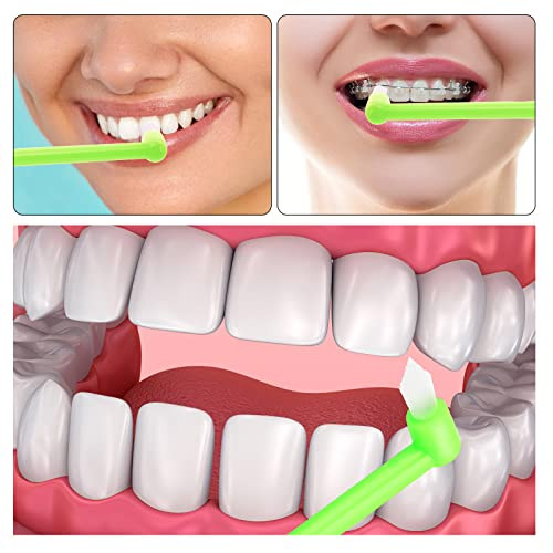 Ouligay 4 darabos fogkefe készlet zöld, kék, narancs, rózsaszín - outlet termék