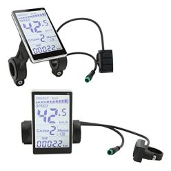   Fockety elektromos kerékpár LCD kijelző, 5 tűs 24 V 36 V 48 V 60 V vízálló - outlet termék