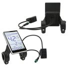 Fockety elektromos kerékpár LCD kijelző, 5 tűs 24 V 36 V 48 V 60 V vízálló - outlet termék