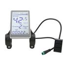 Fockety elektromos kerékpár LCD kijelző, 5 tűs 24 V 36 V 48 V 60 V vízálló - outlet termék
