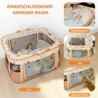 ALLSOPETS összecsukható kisállat játszótér, hordozható macska-kutya ketrec - outlet termék