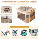 ALLSOPETS összecsukható kisállat játszótér, hordozható macska-kutya ketrec - outlet termék