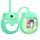 Oziral szilikon tok Pix Electronic Virtual Pet játékkonzolhoz, kézpánttal zöld - outlet termék