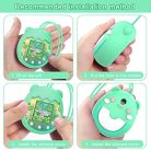 Oziral szilikon tok Pix Electronic Virtual Pet játékkonzolhoz, kézpánttal zöld - outlet termék