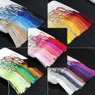 Basicon 200 darabos mini bojt készlet selymes, színes, 40 szín, kézzel készített - outlet termék