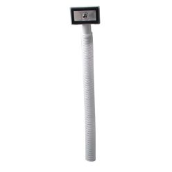   Talea QY012C019-K PP fehér cső 330 mm túlfolyócső konyhai mosogatóhoz 63,5 x 40 mm - outlet termék