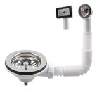Talea XK186GE rozsdamentes acél mosogató szűrő (fehér) - outlet termék