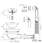 Talea XK186GE rozsdamentes acél mosogató szűrő (fehér) - outlet termék