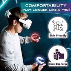 Auyuiiy kontroller markolat Meta Oculus Quest 2-hez hosszabbított markolat, egyszerű - outlet termék