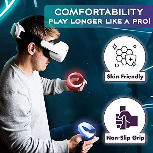 Auyuiiy kontroller markolat Meta Oculus Quest 2-hez hosszabbított markolat, egyszerű - outlet termék