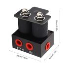 Aramox légfelfüggesztés vezérlőszelep, 1/4NPT 12V légfelfüggesztés elosztó - outlet termék