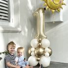 40 hüvelykes arany fólia lufi 2-es szám- outlet termék