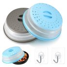 Tomoyuki mikrohullámú sütő fedél 2 darabos, összecsukható, gőzlyukakkal - outlet termék