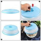 Tomoyuki mikrohullámú sütő fedél 2 darabos, összecsukható, gőzlyukakkal - outlet termék