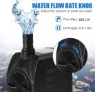 DH-500 merülő szivattyú (10W-600L, dupla fúvóka) - outlet termék