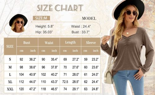 Aokosor hosszú ujjú női felső S-2XL - outlet termék