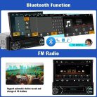 CAMECHO 1 DIN autós rádió 7 hüvelykes, Android, Bluetooth, FM, USB/SD/AUX - outlet termék