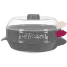 Microwave Steamer gyorsfőző - egészséges és könnyű főzés - zöldségekhez, halhoz és - outlet termék