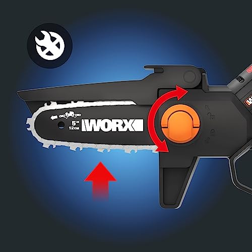 WORX WG325E.9 Nitro professzionális mini akkumulátoros láncfűrész 20 V, egykezes - outlet termék