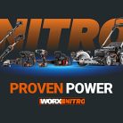 WORX WG325E.9 Nitro professzionális mini akkumulátoros láncfűrész 20 V, egykezes - outlet termék