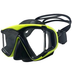   YEESAM rövidlátó búvármaszk dioptriával sárga, -1,5 - outlet termék