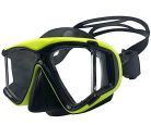 YEESAM rövidlátó búvármaszk dioptriával sárga, -3,5 - outlet termék