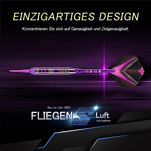 Soft Tip Darts szett 3 alumínium nyéllel professzionális darts műanyag heggyel, 2BA - outlet termék